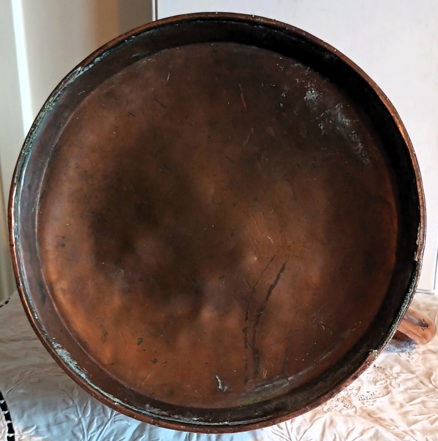 Antique English Georgian "Liverpool" Copper Gallon Measure - Image 8